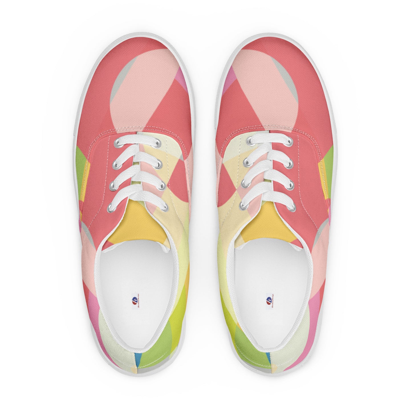 Chaussures à lacets en toile pour hommes