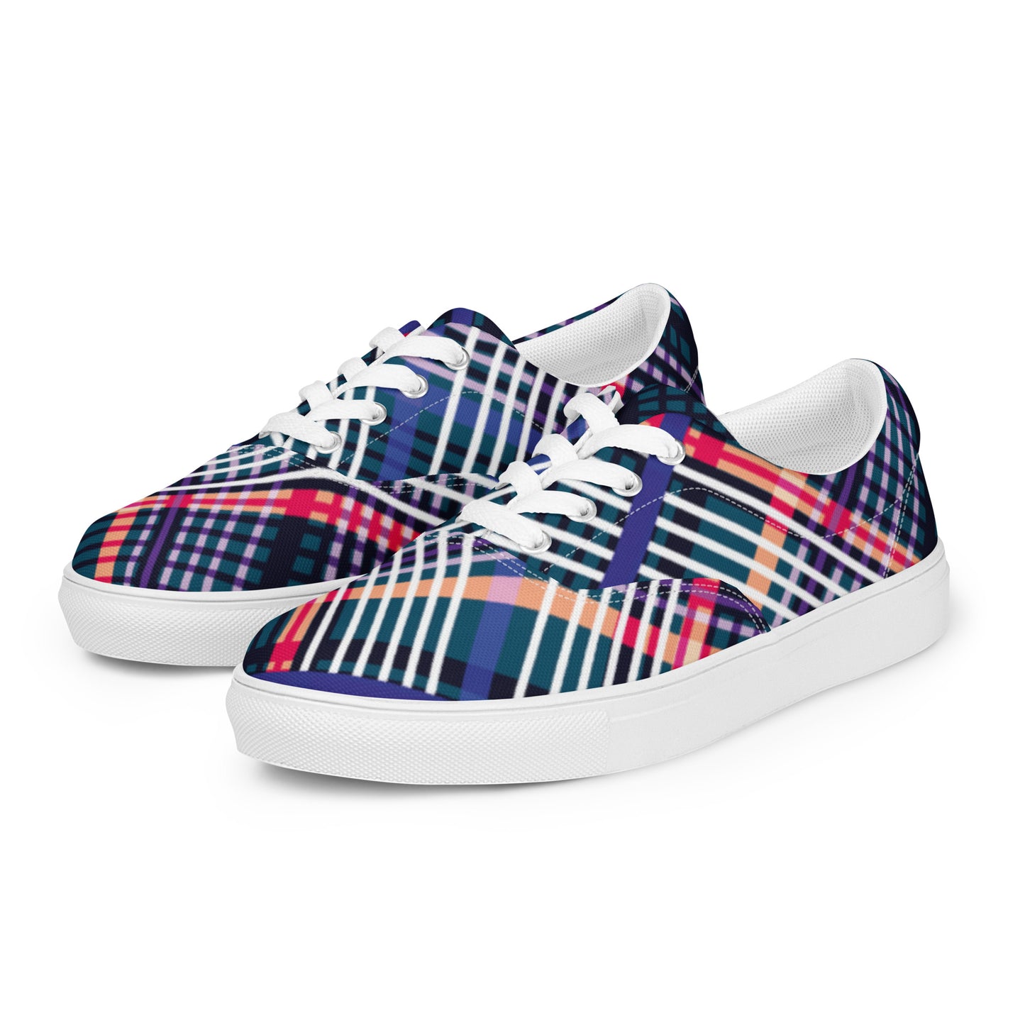 Chaussures à lacets en toile pour hommes
