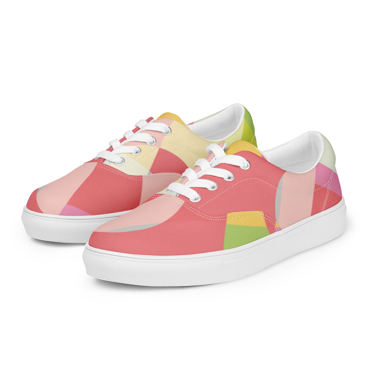 Chaussures à lacets en toile pour hommes
