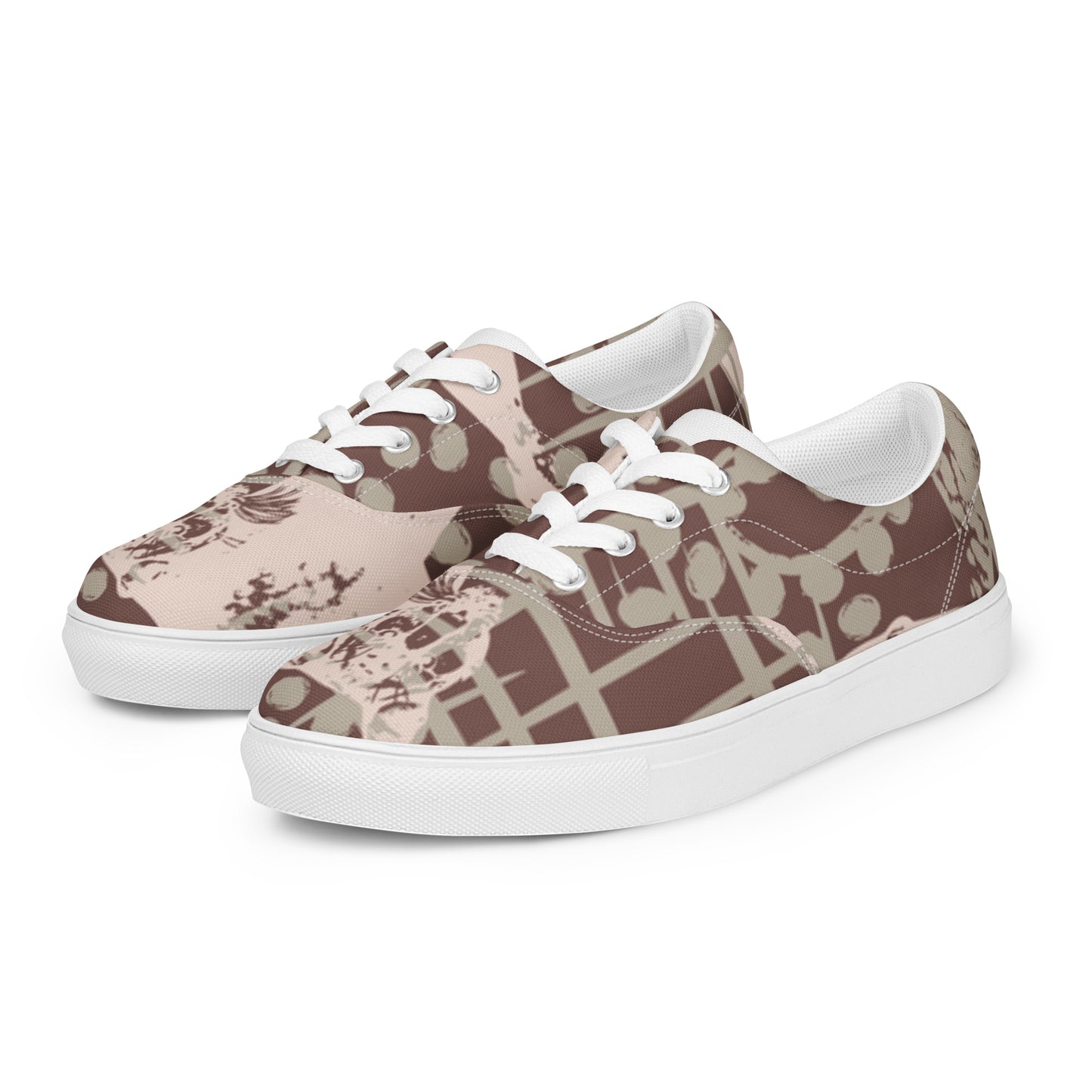 Men’s lace-up canvas shoes