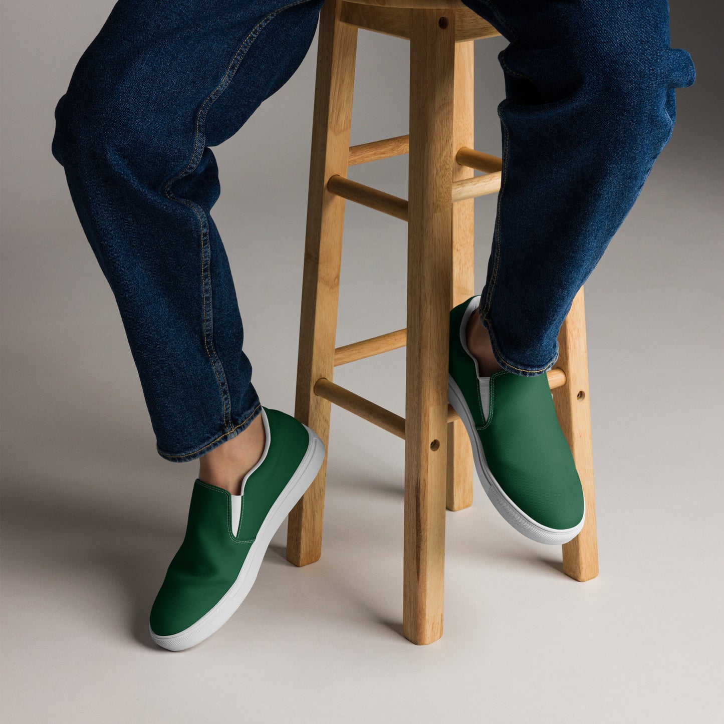 Chaussures en toile à enfiler pour hommes