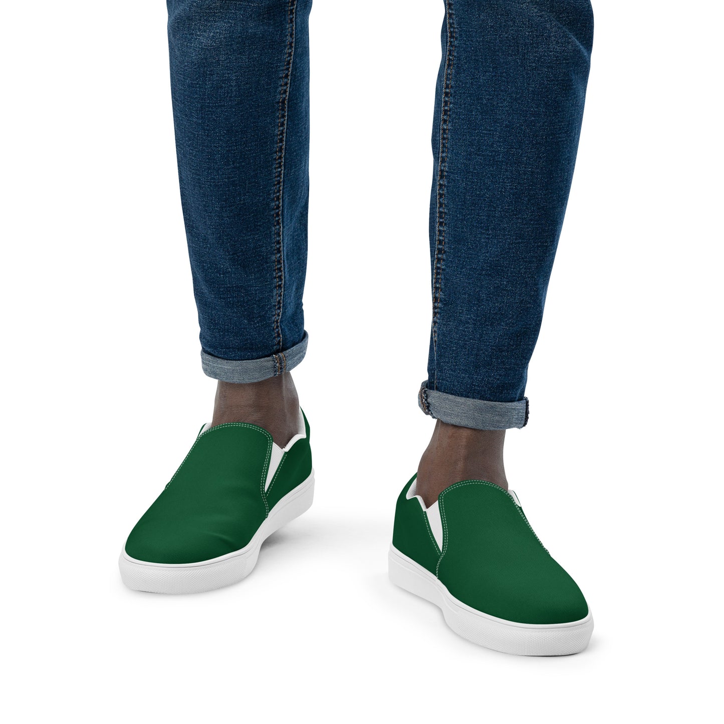 Chaussures en toile à enfiler pour hommes
