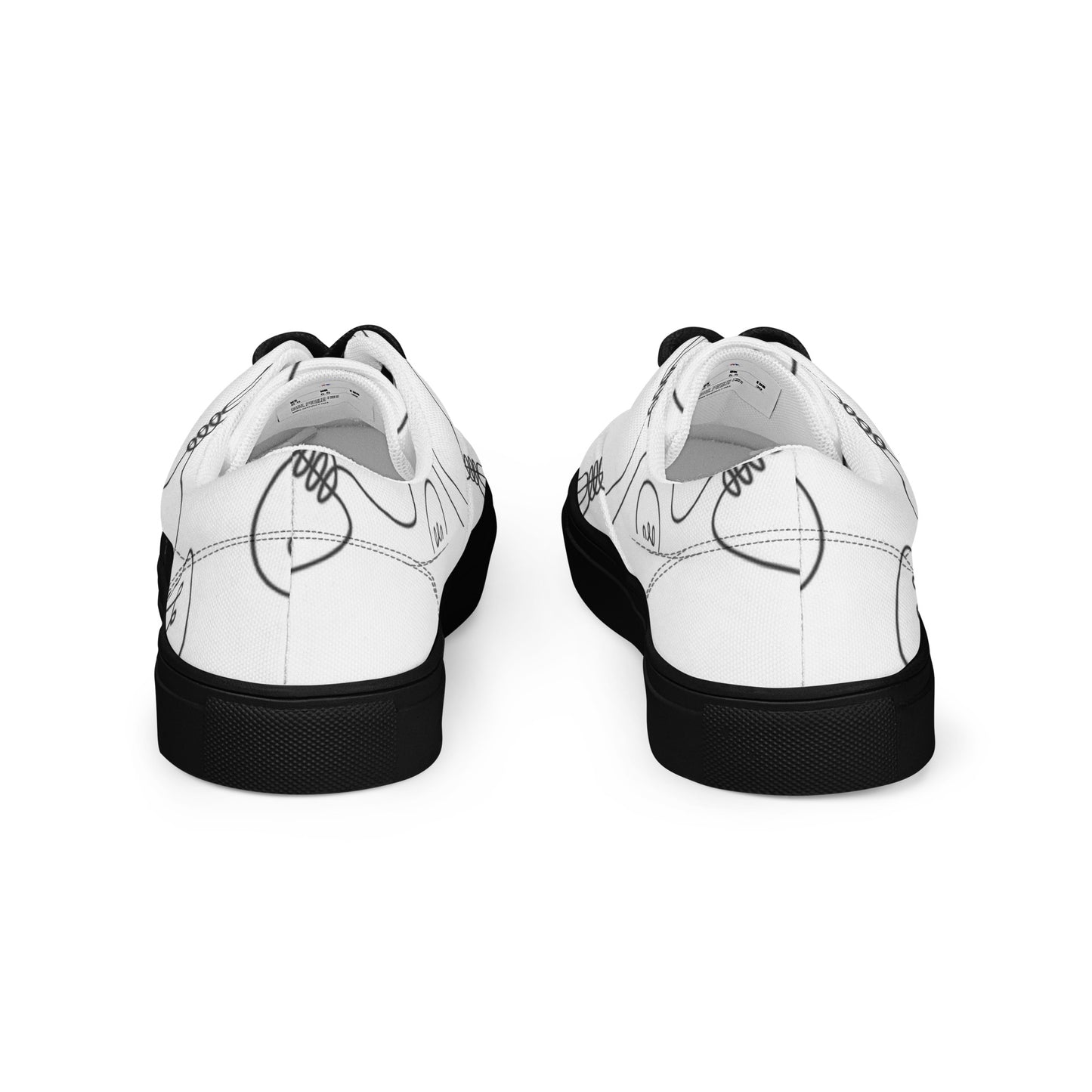 Women’s lace-up canvas shoes