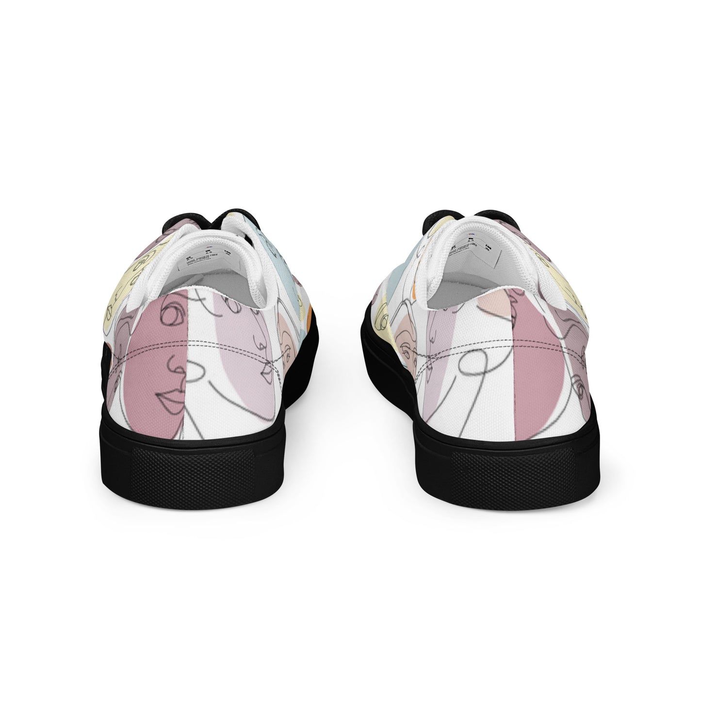 Women’s lace-up canvas shoes