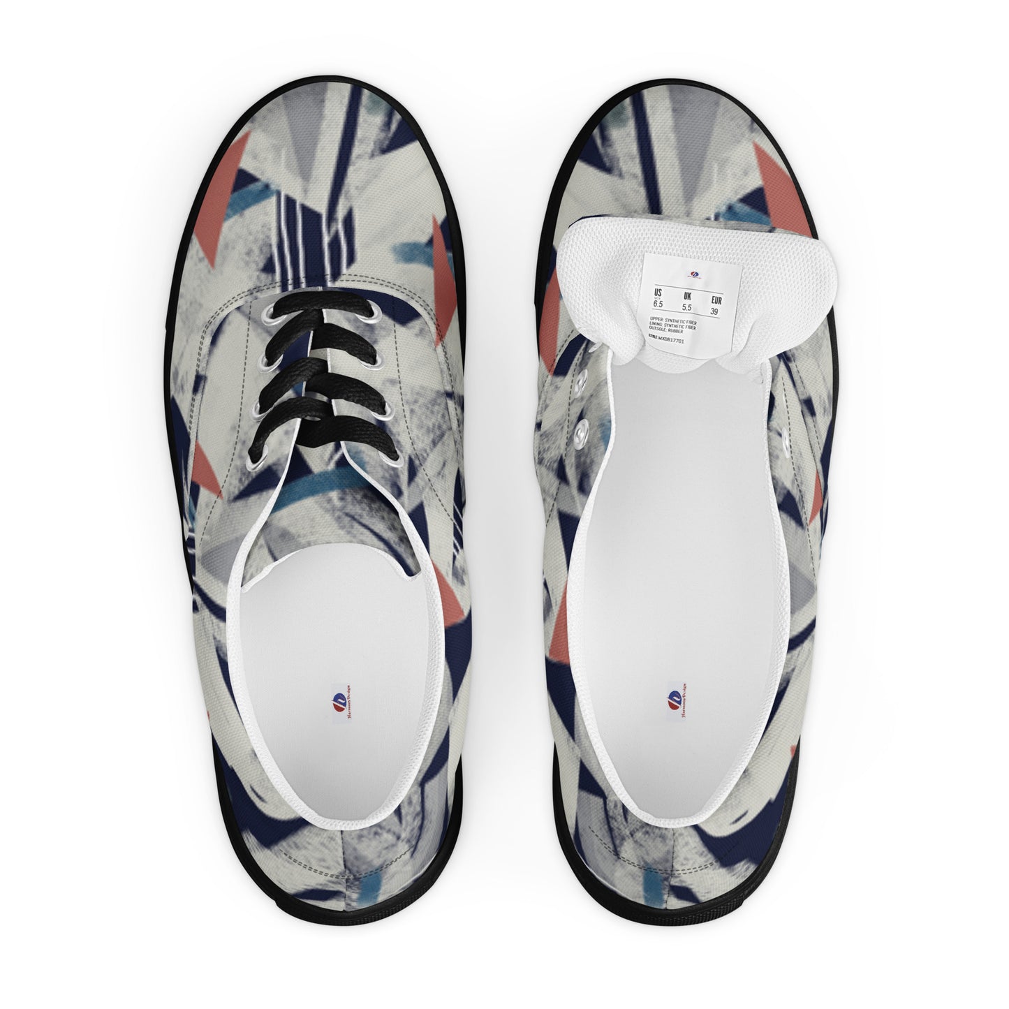 Women’s lace-up canvas shoes