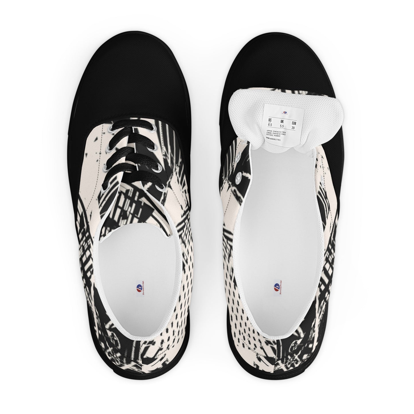Women’s lace-up canvas shoes