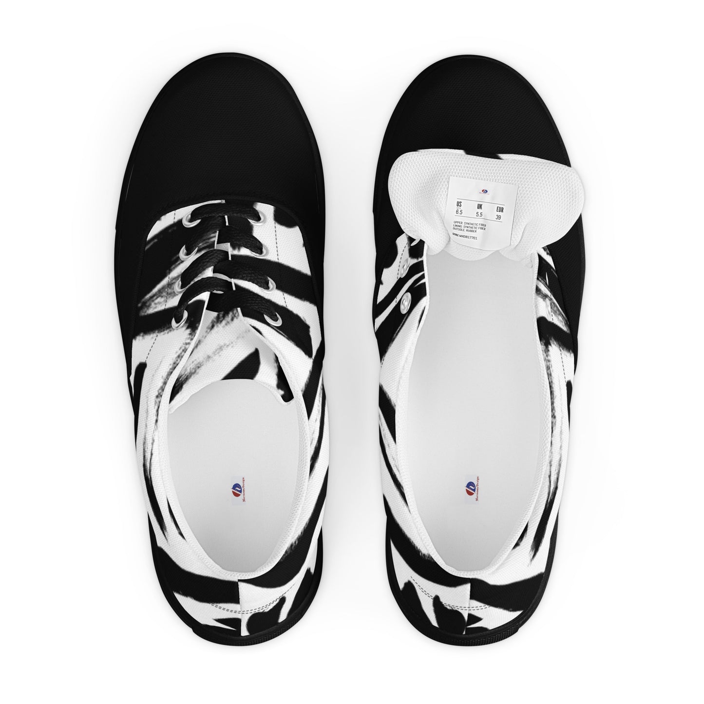 Women’s lace-up canvas shoes