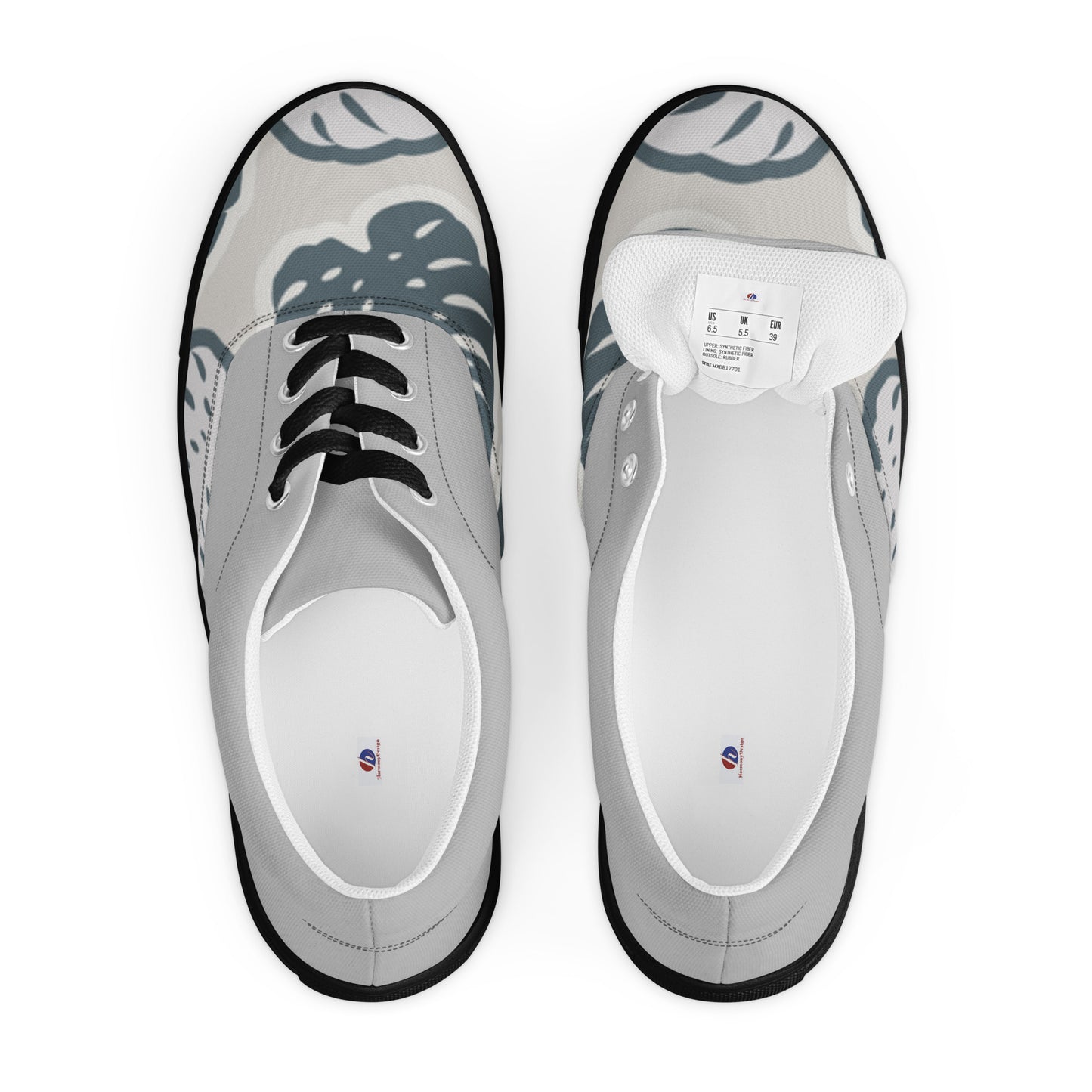 Women’s lace-up canvas shoes