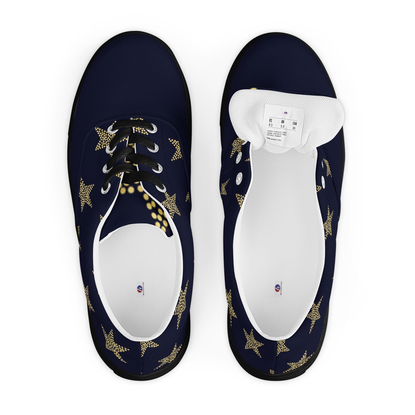 Women’s lace-up canvas shoes