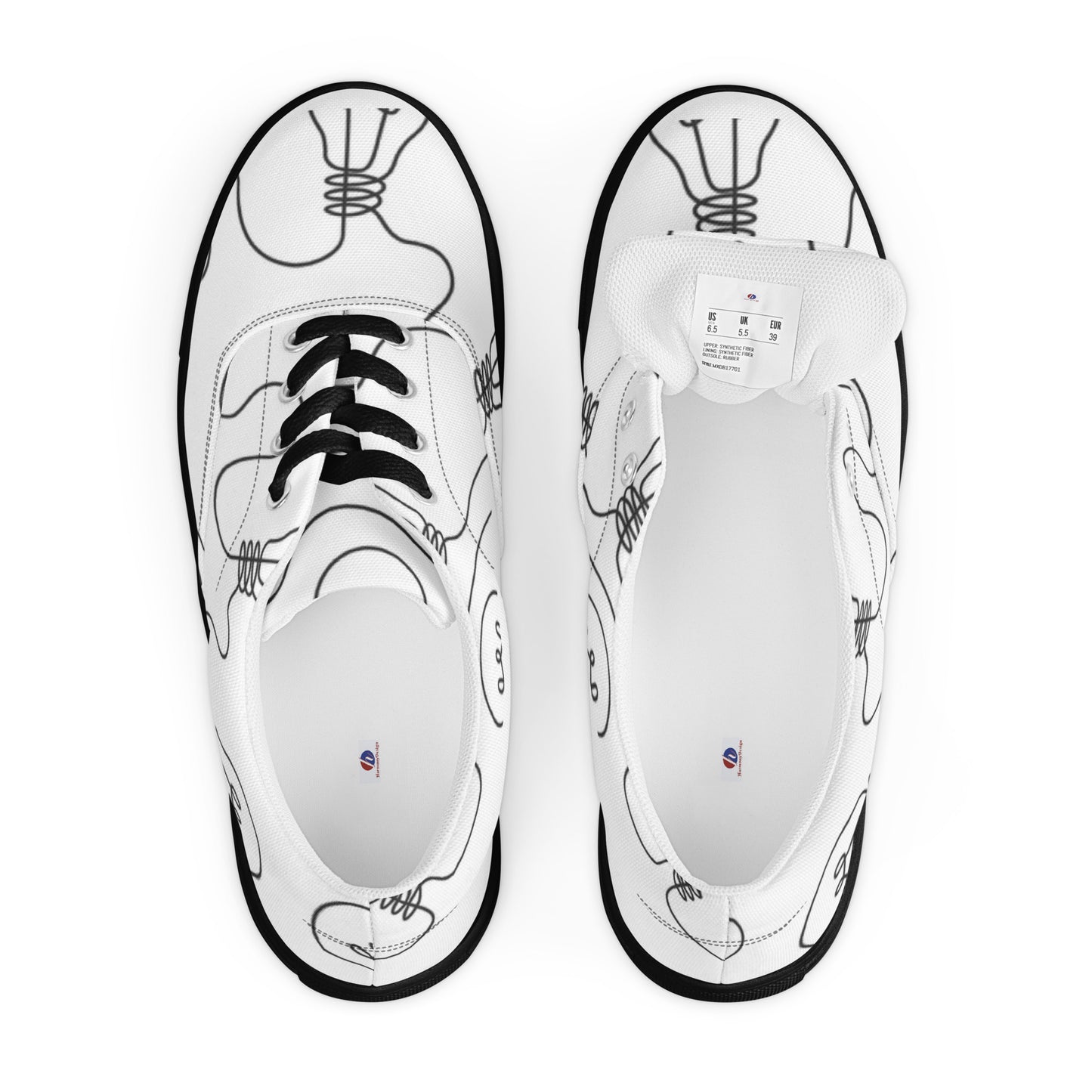 Women’s lace-up canvas shoes