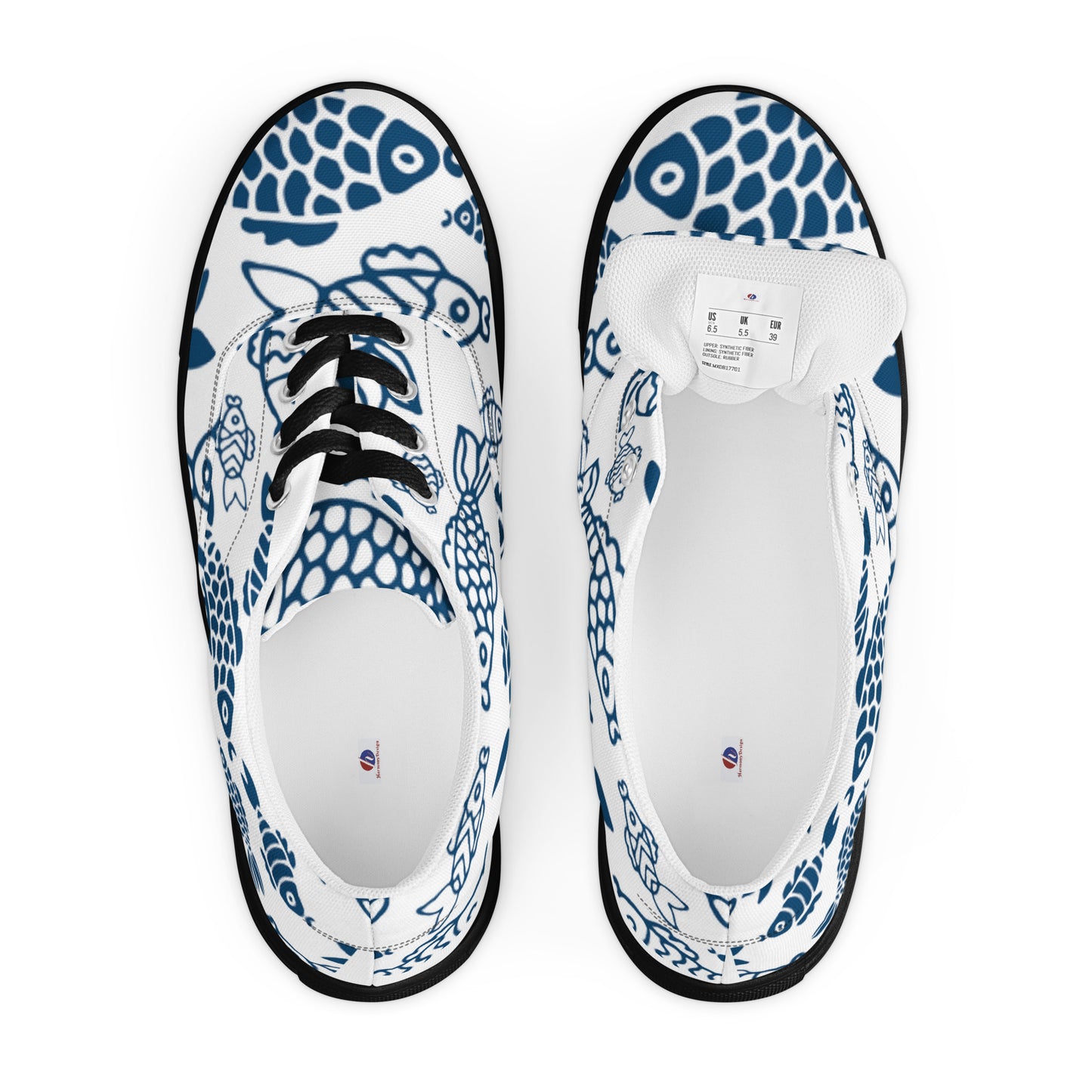 Women’s lace-up canvas shoes