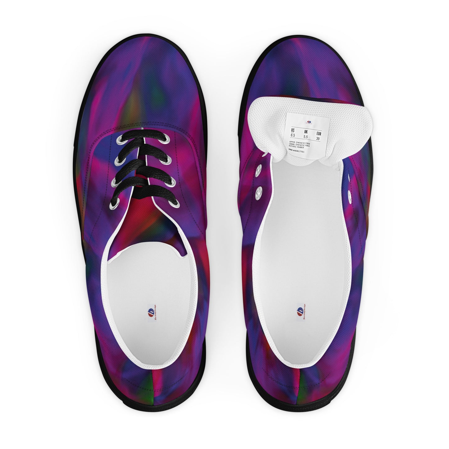 Women’s lace-up canvas shoes