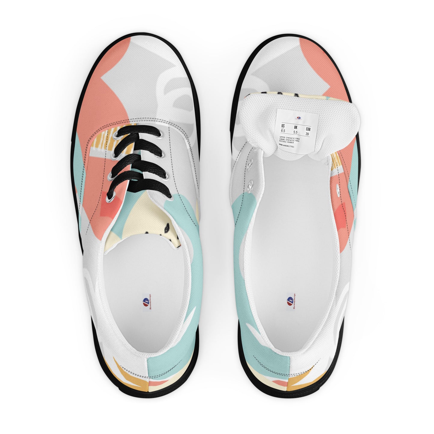 Women’s lace-up canvas shoes