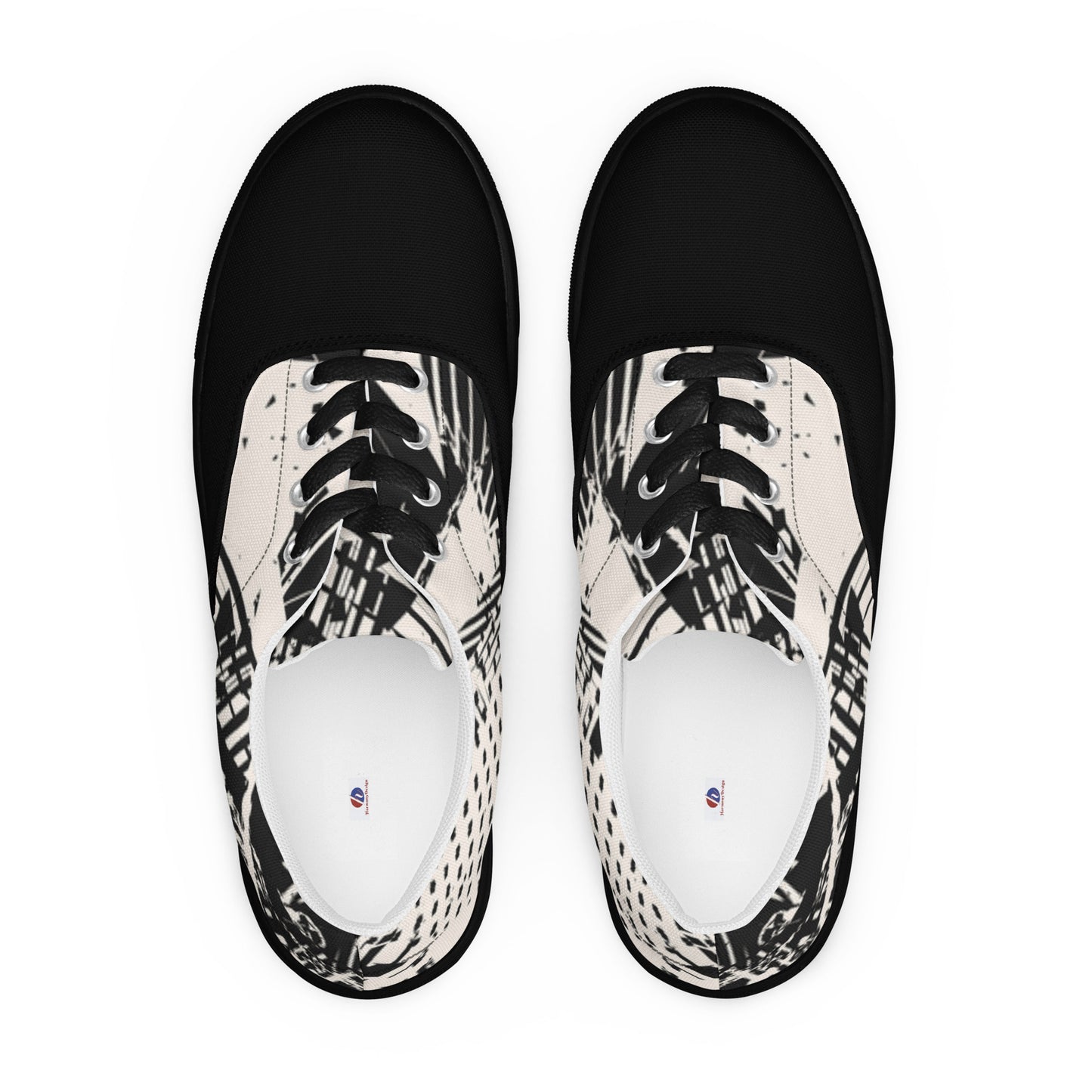 Women’s lace-up canvas shoes