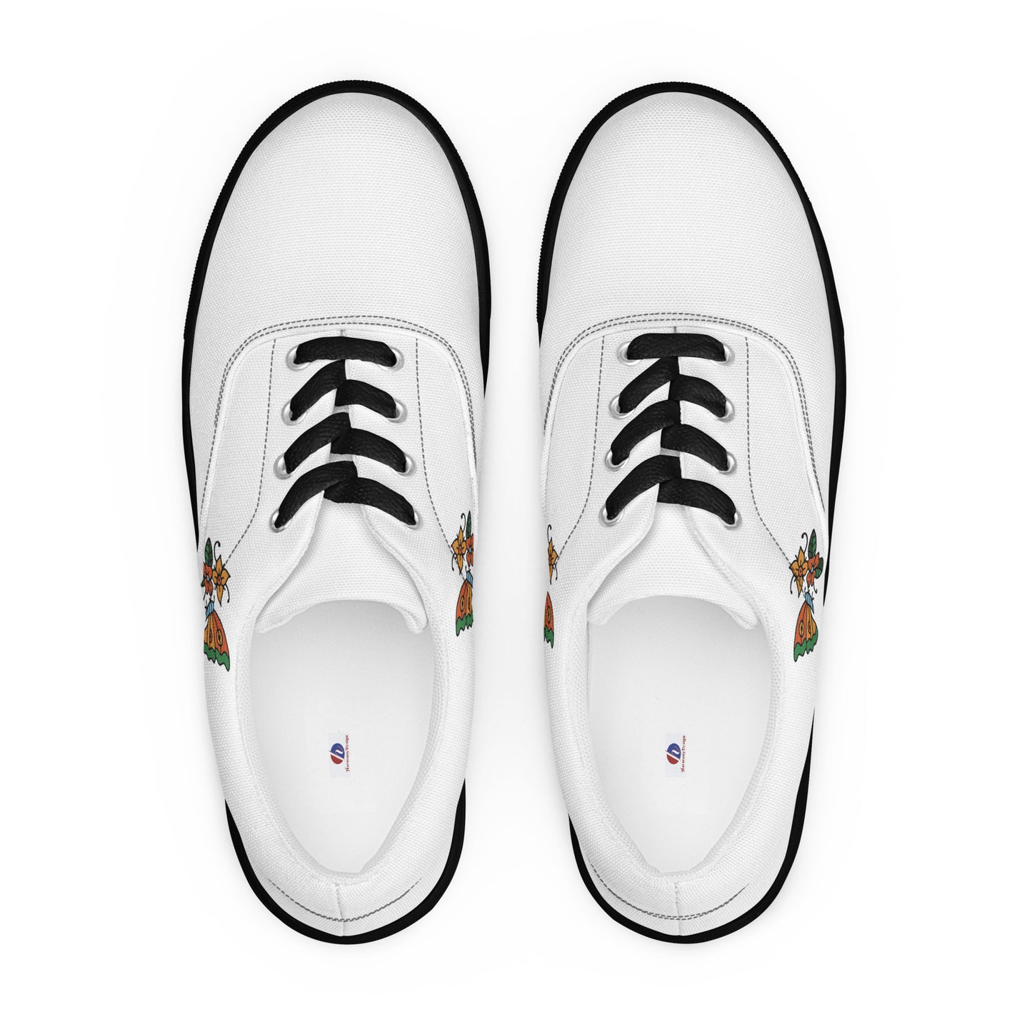 Women’s lace-up canvas shoes