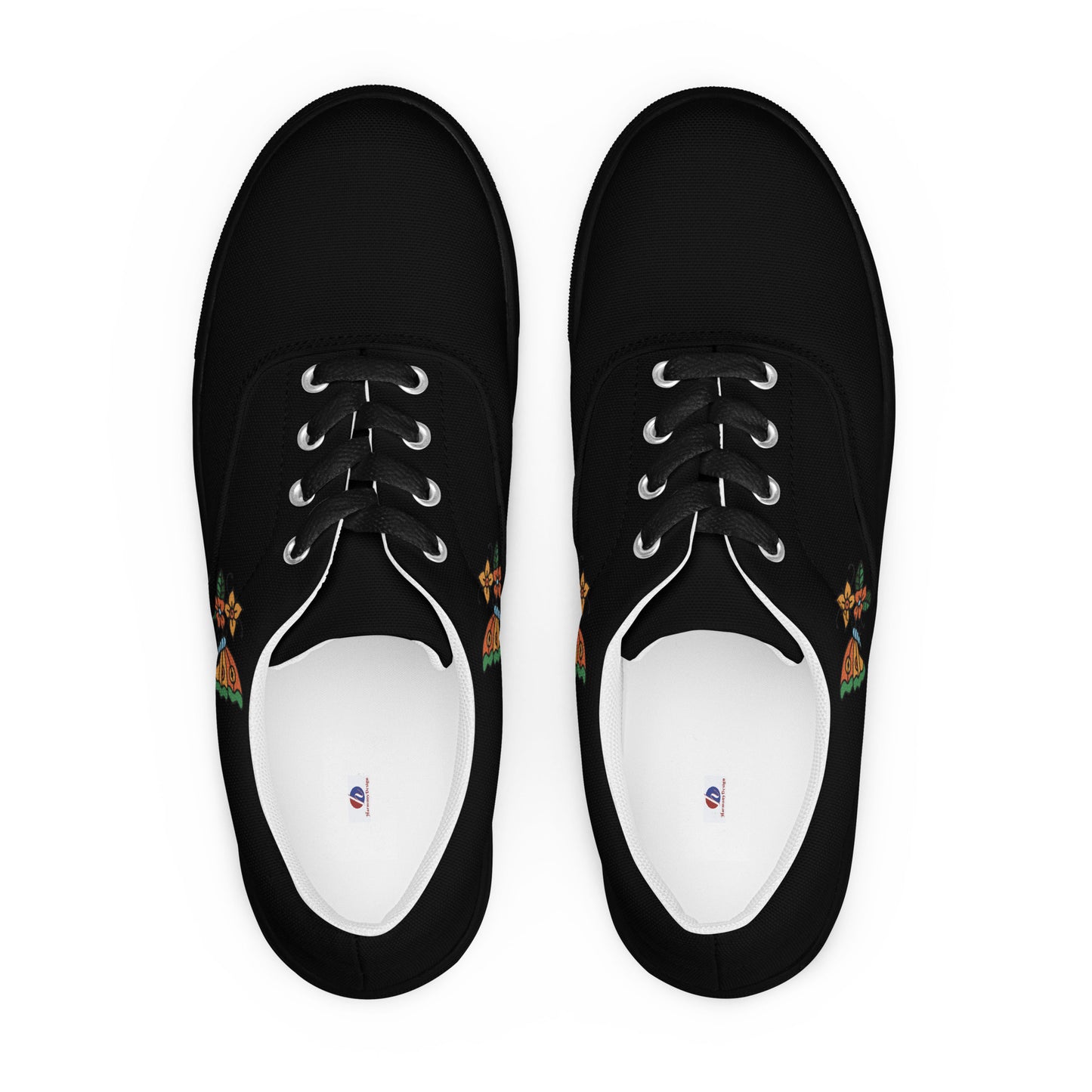 Women’s lace-up canvas shoes