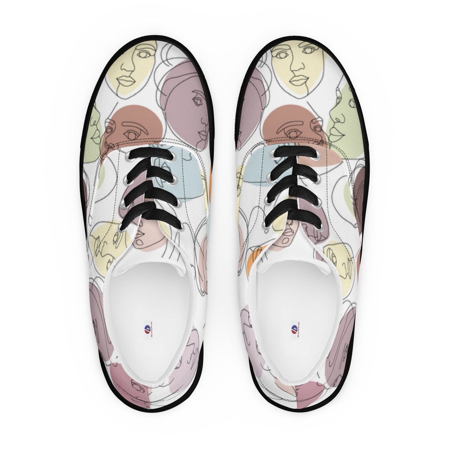 Women’s lace-up canvas shoes