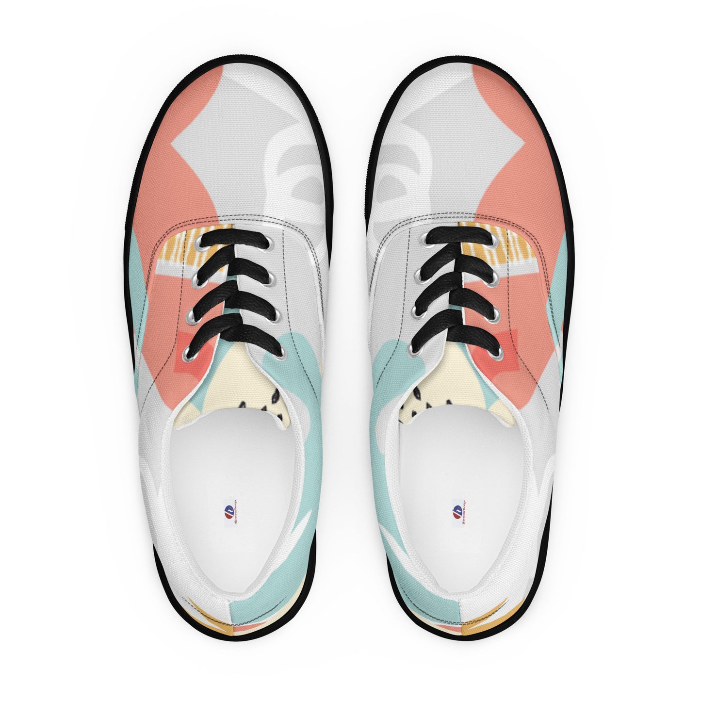 Women’s lace-up canvas shoes