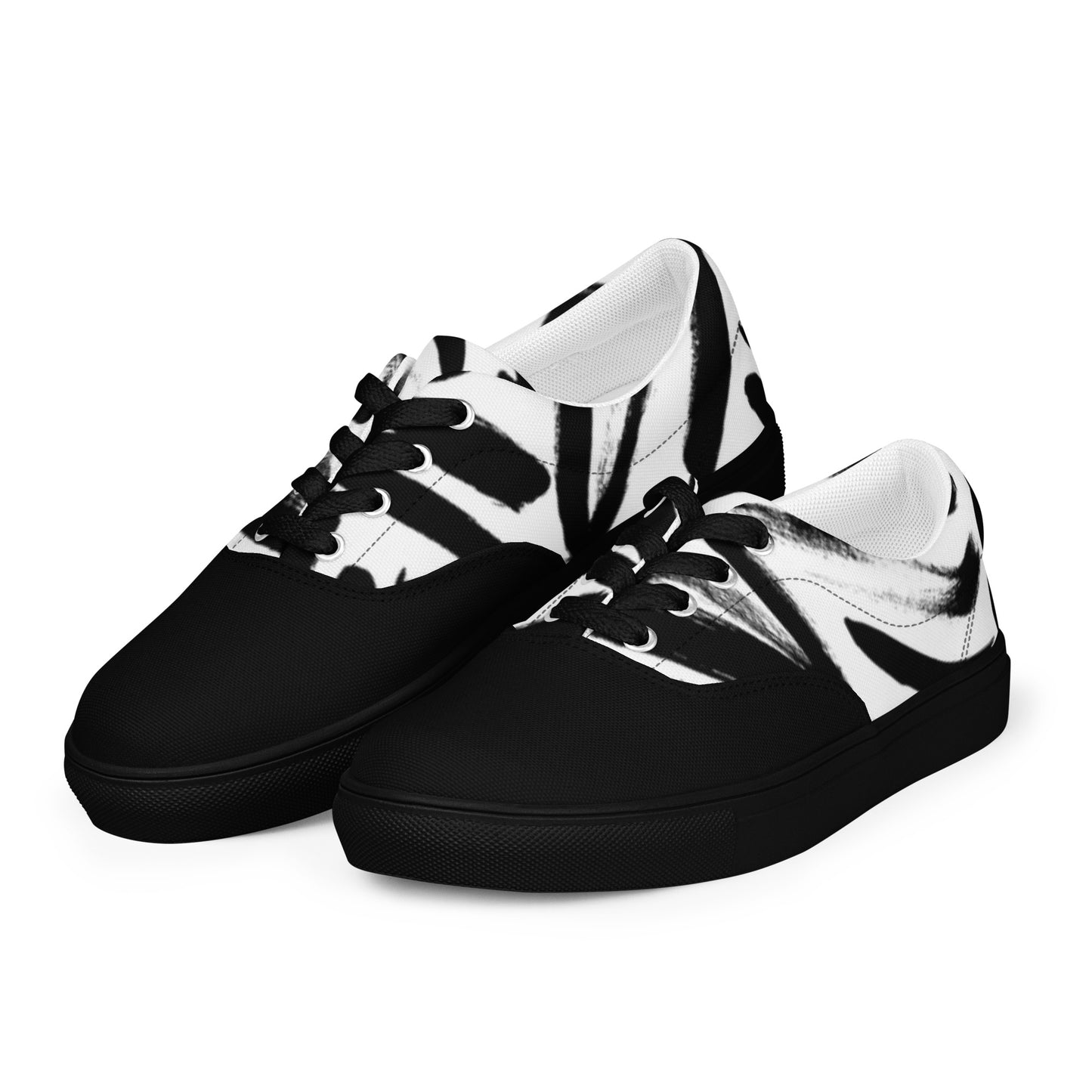 Women’s lace-up canvas shoes