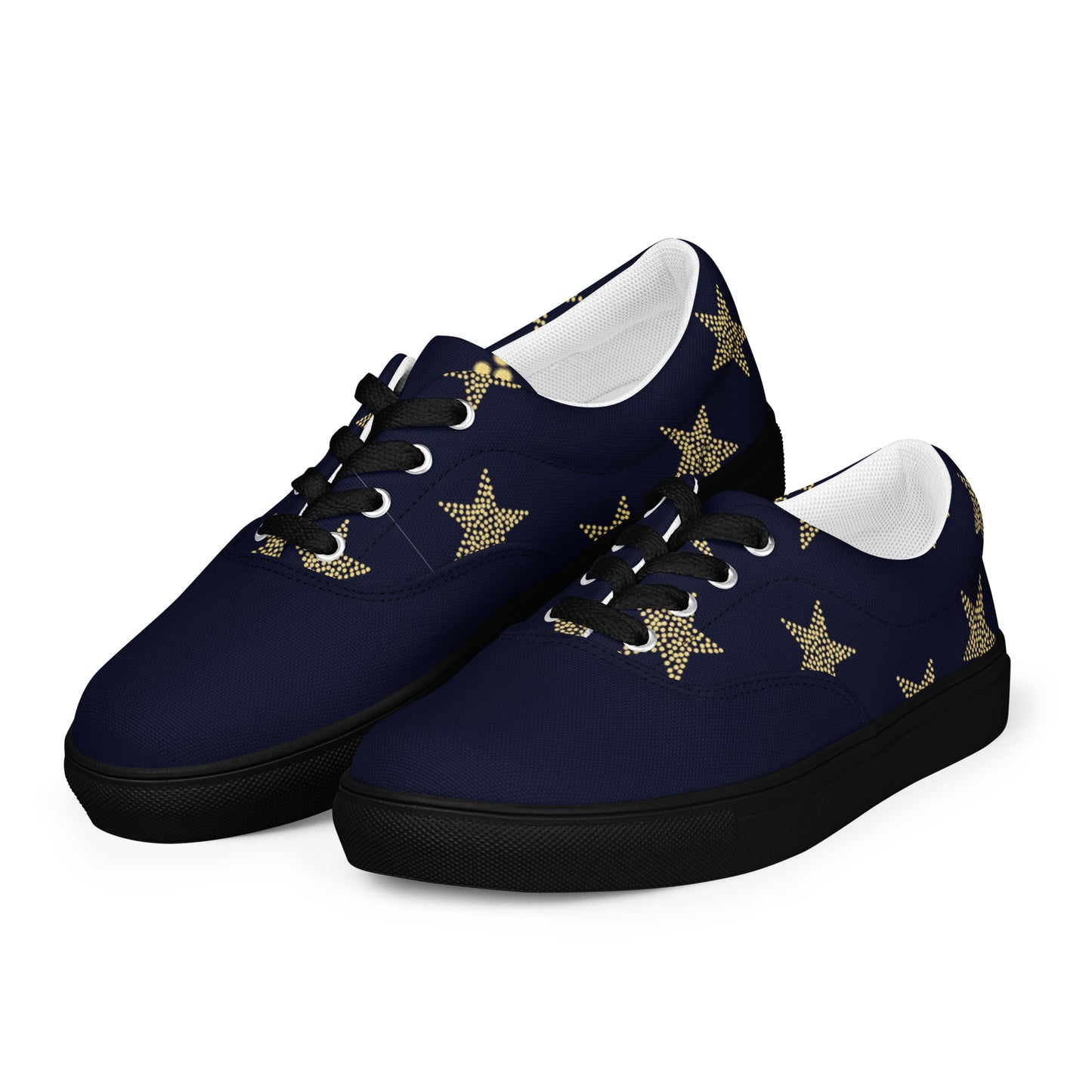 Women’s lace-up canvas shoes