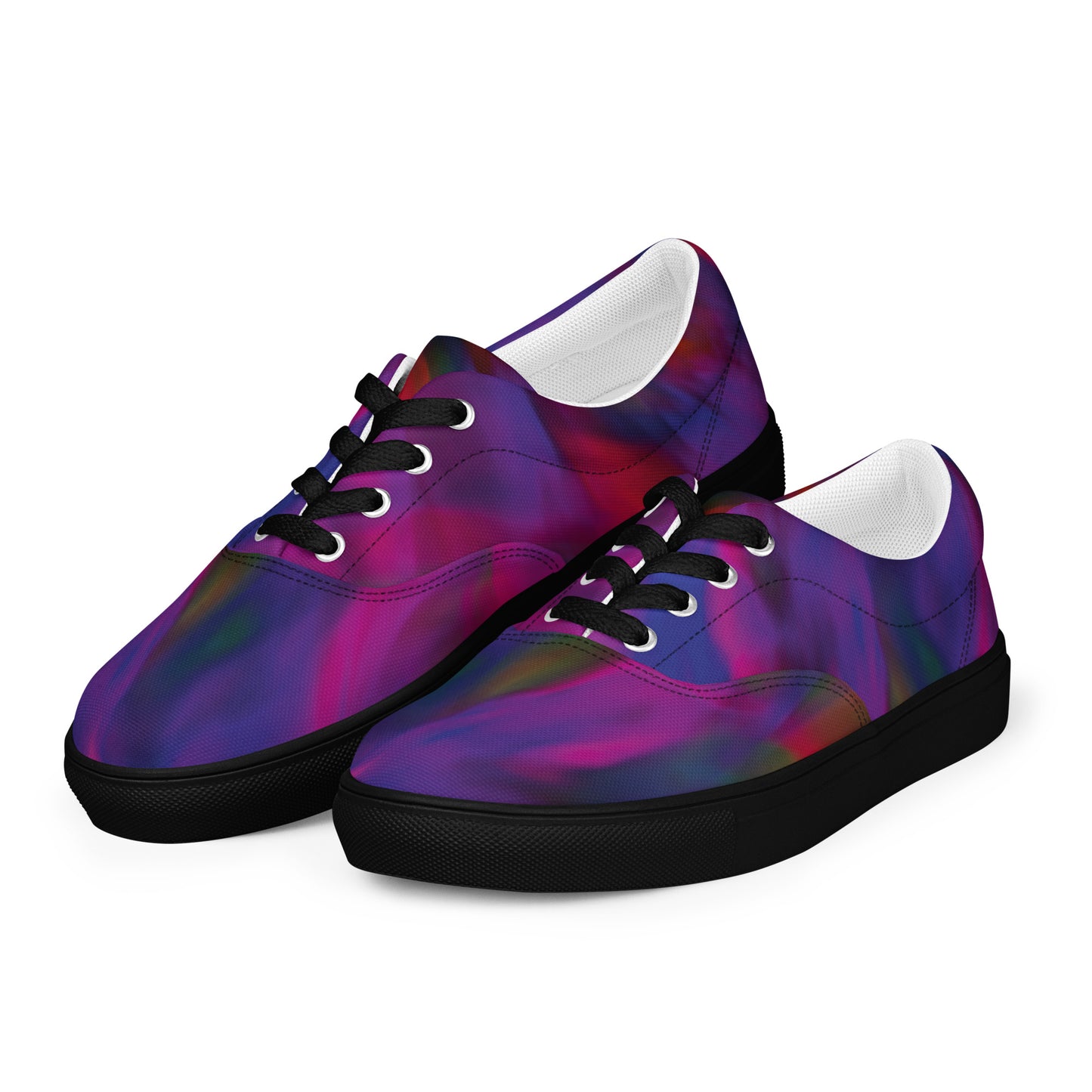 Women’s lace-up canvas shoes