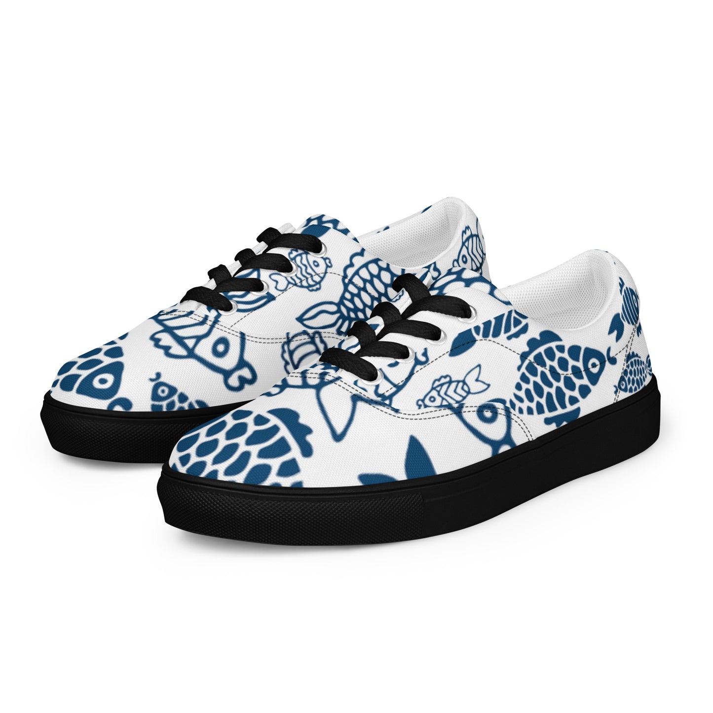 Women’s lace-up canvas shoes