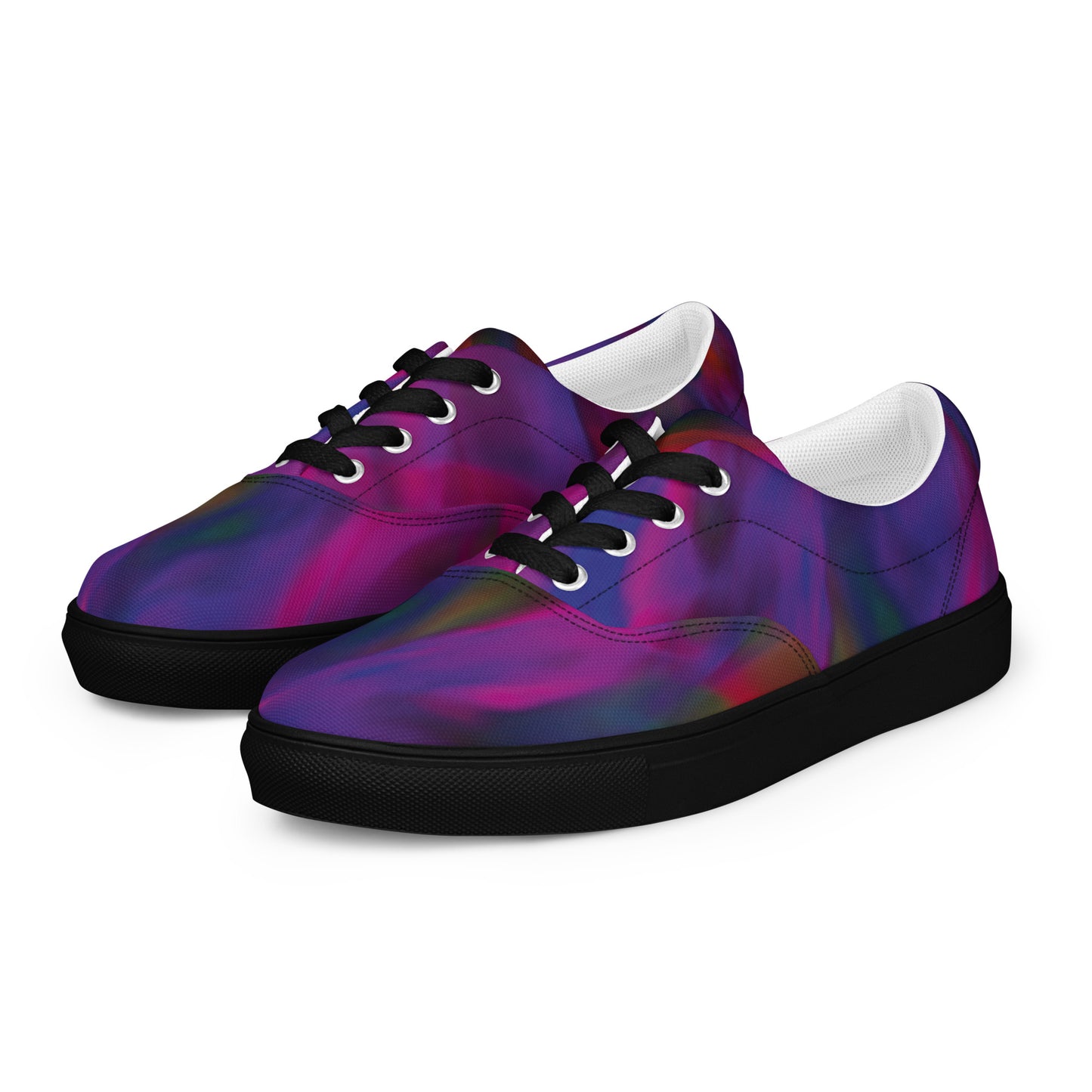 Women’s lace-up canvas shoes