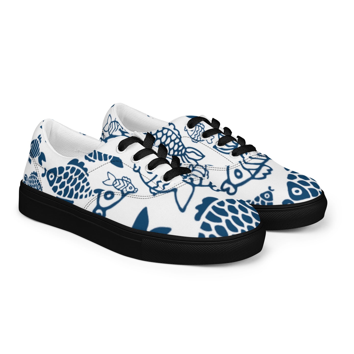 Women’s lace-up canvas shoes