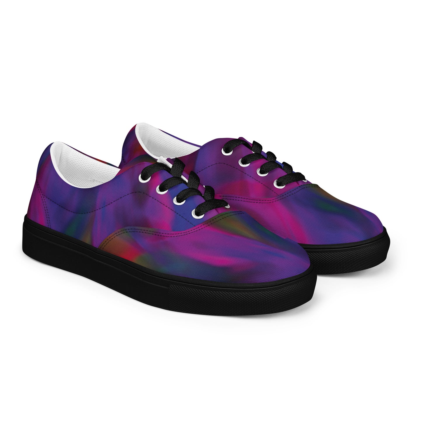Women’s lace-up canvas shoes
