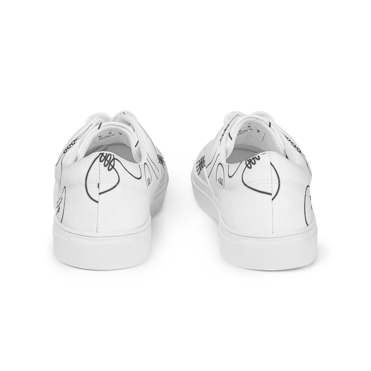 Women’s lace-up canvas shoes