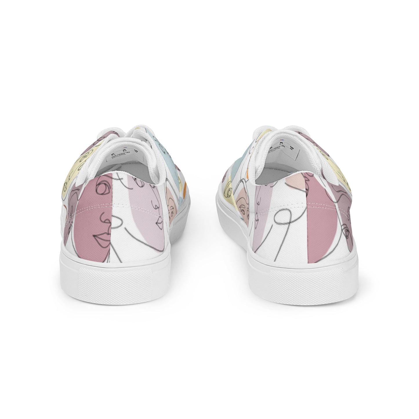 Women’s lace-up canvas shoes