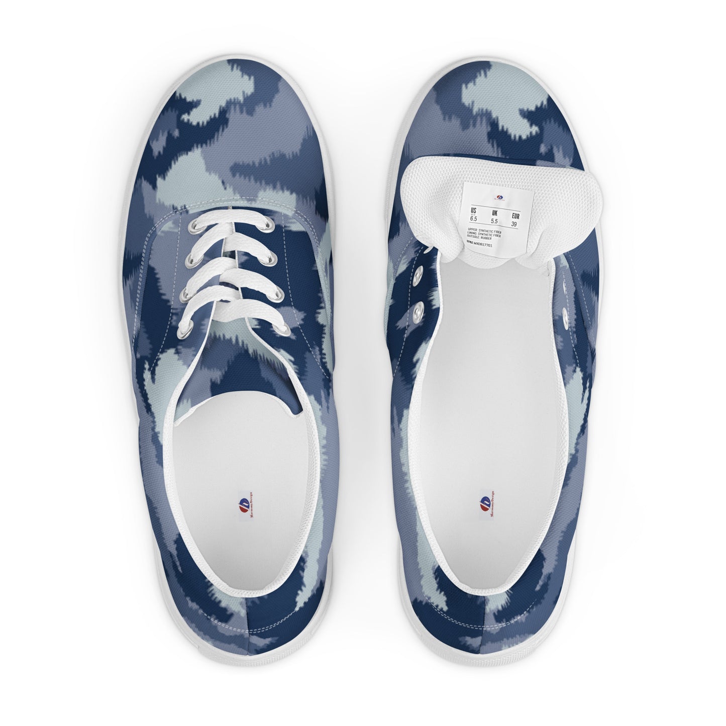 Women’s lace-up canvas shoes