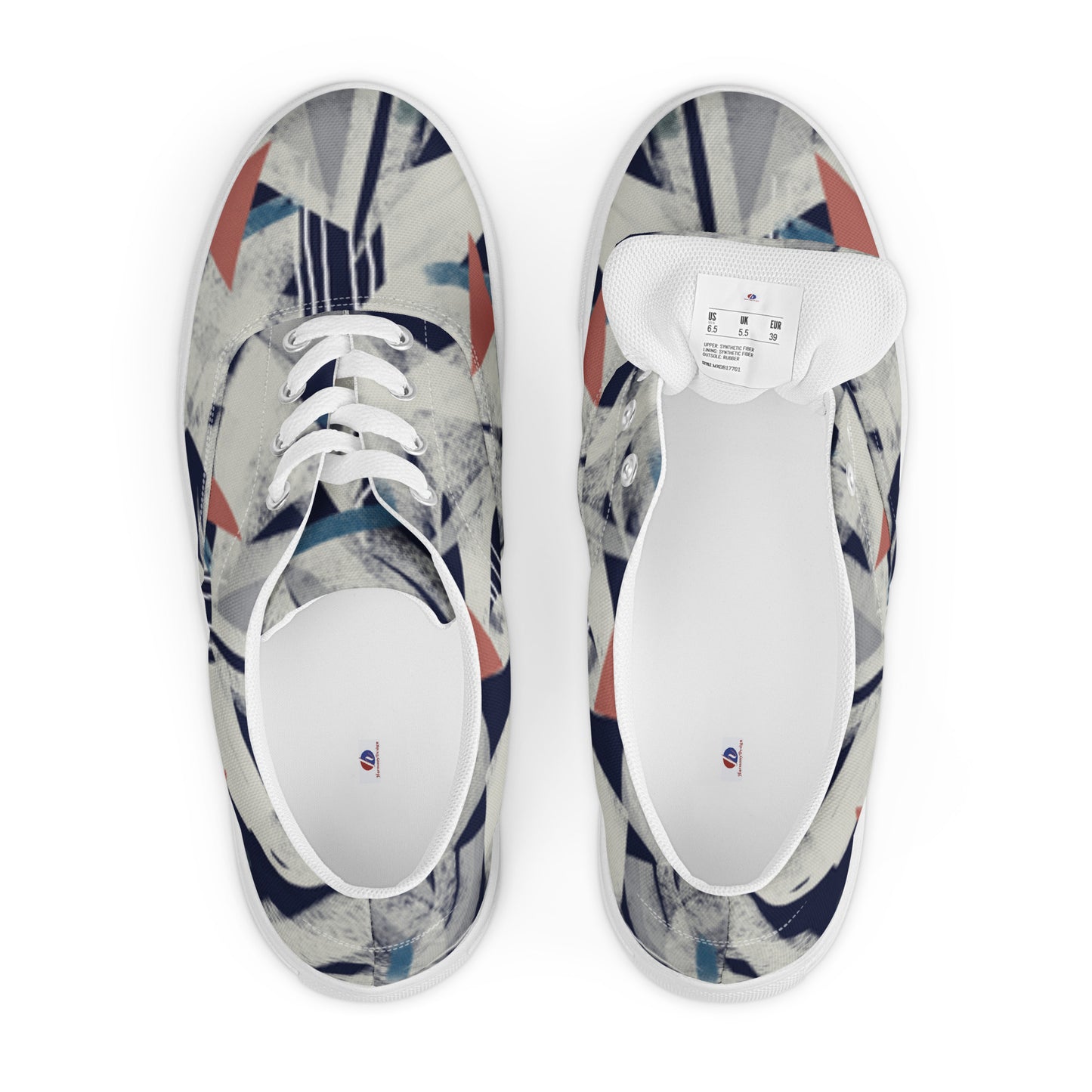 Women’s lace-up canvas shoes