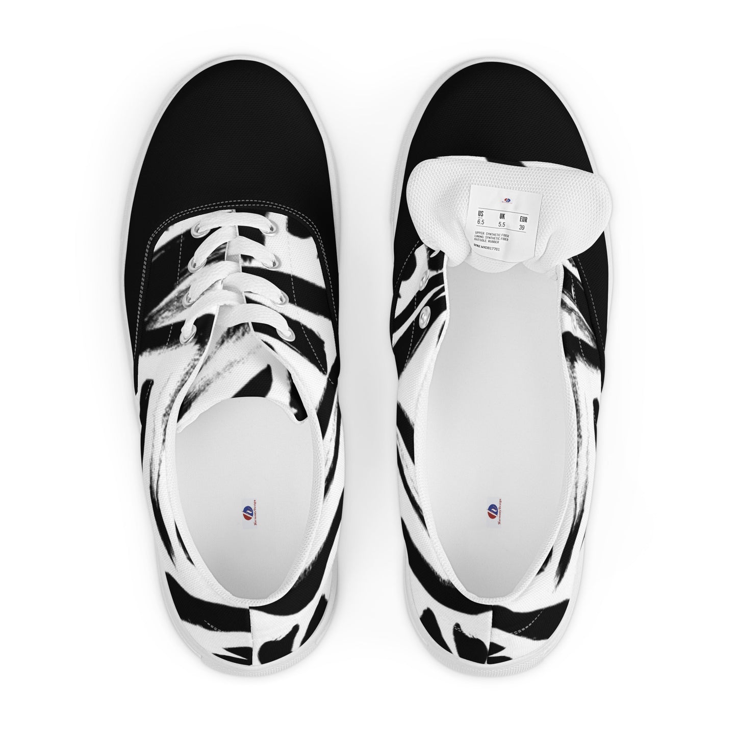 Women’s lace-up canvas shoes