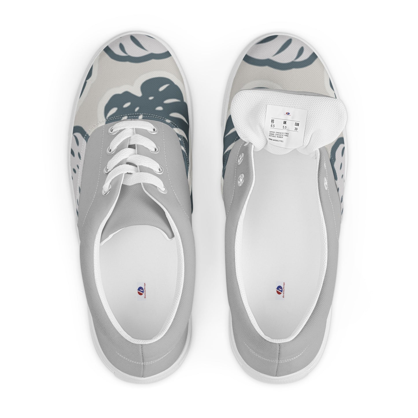 Women’s lace-up canvas shoes