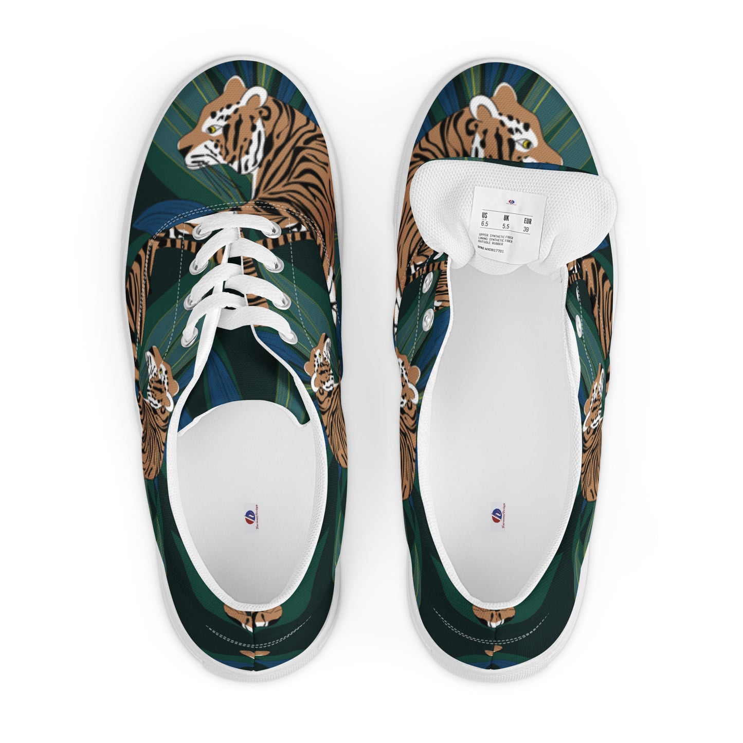Women’s lace-up canvas shoes
