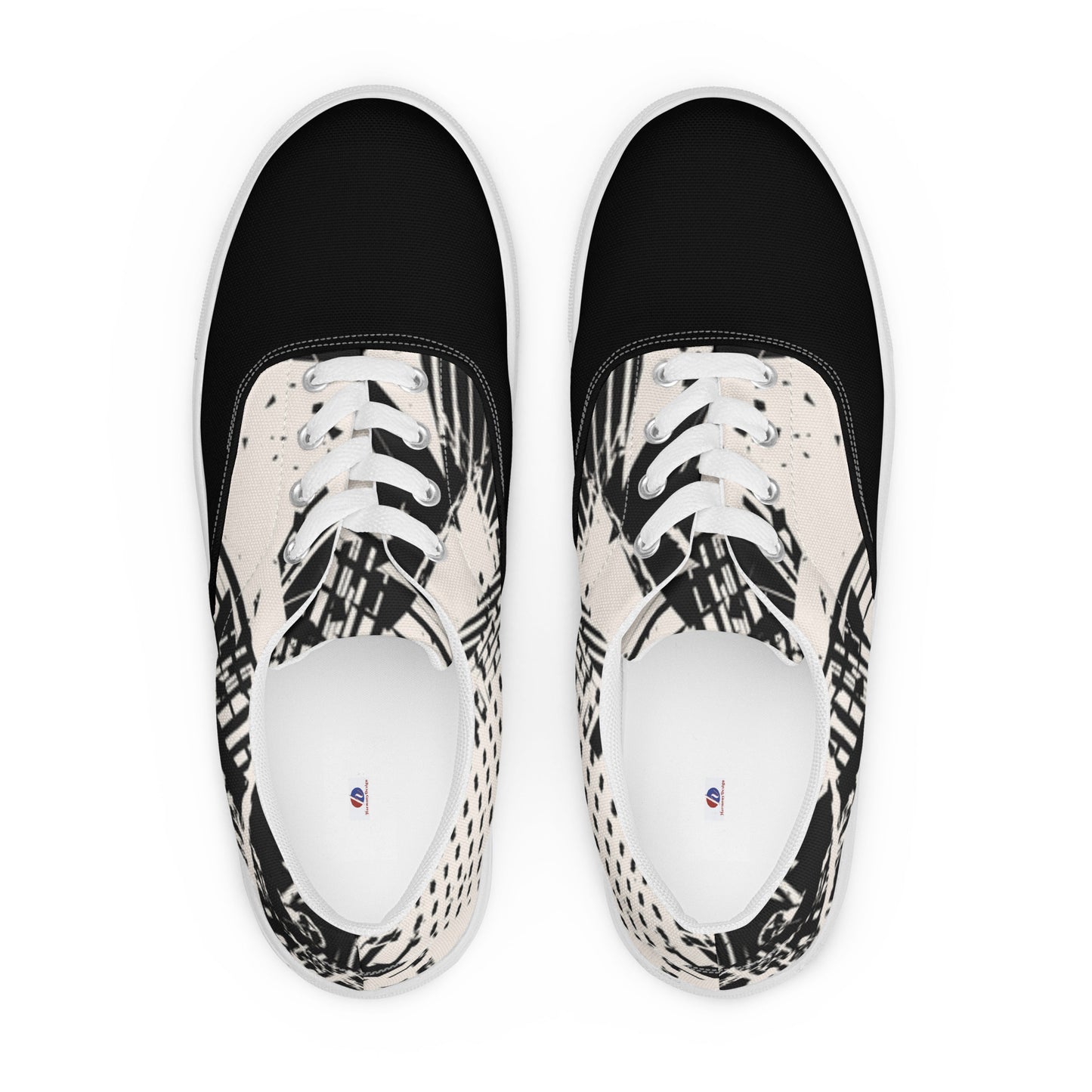 Women’s lace-up canvas shoes