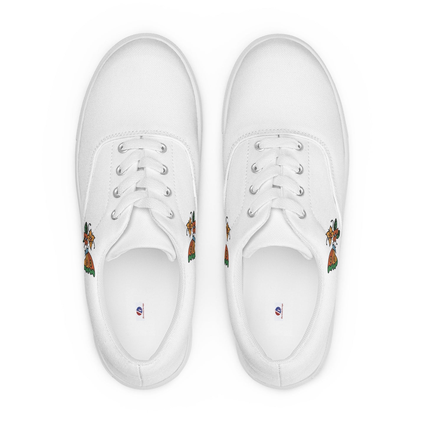 Women’s lace-up canvas shoes