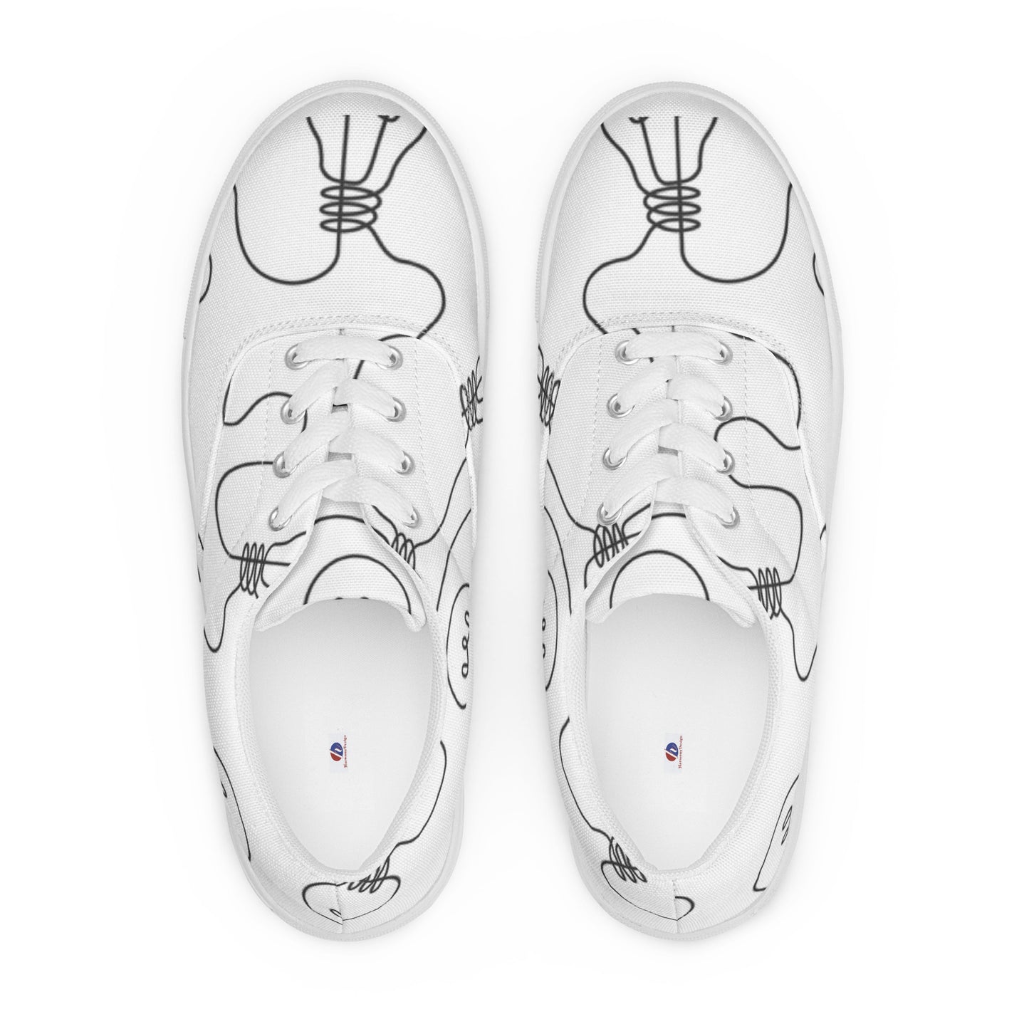 Women’s lace-up canvas shoes