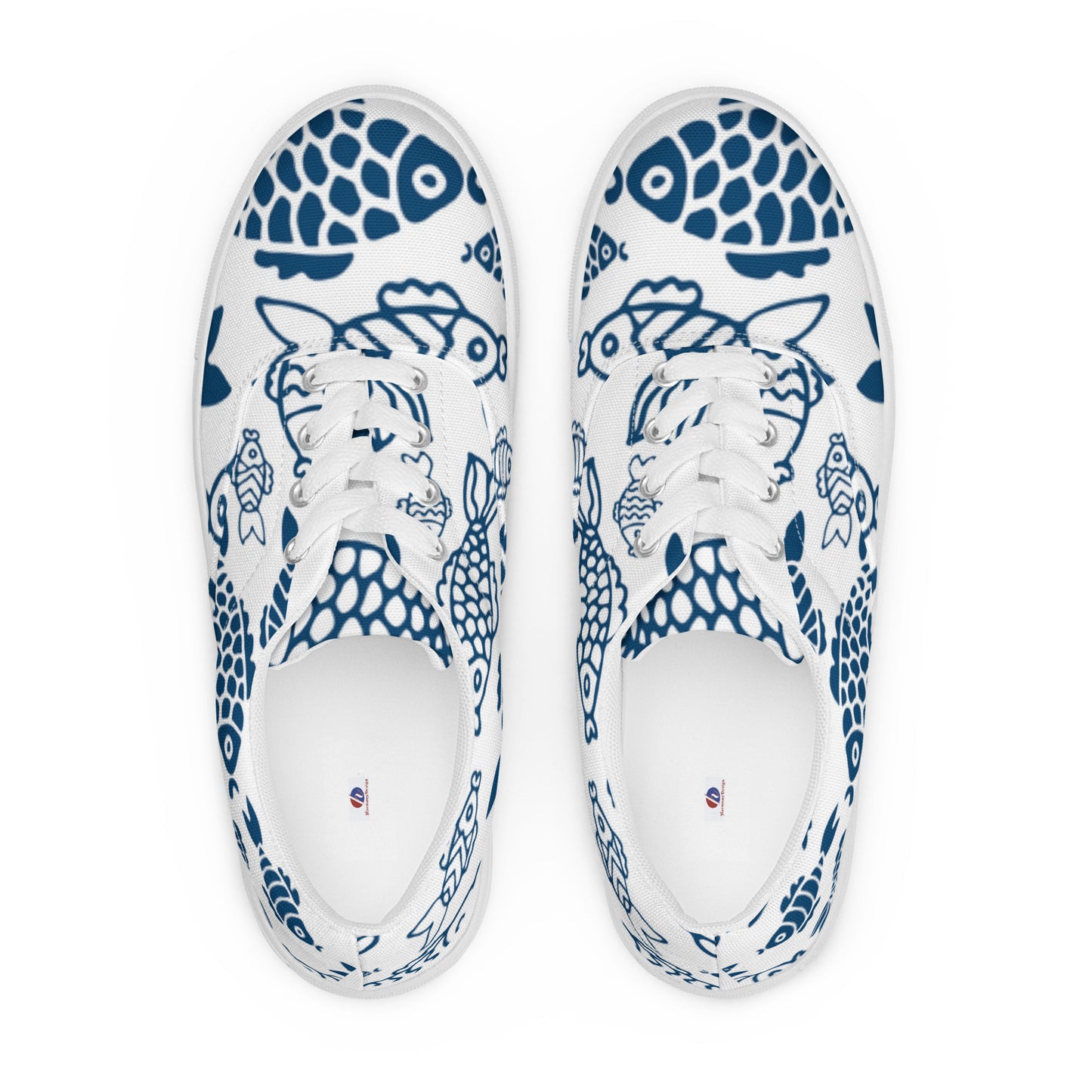 Women’s lace-up canvas shoes