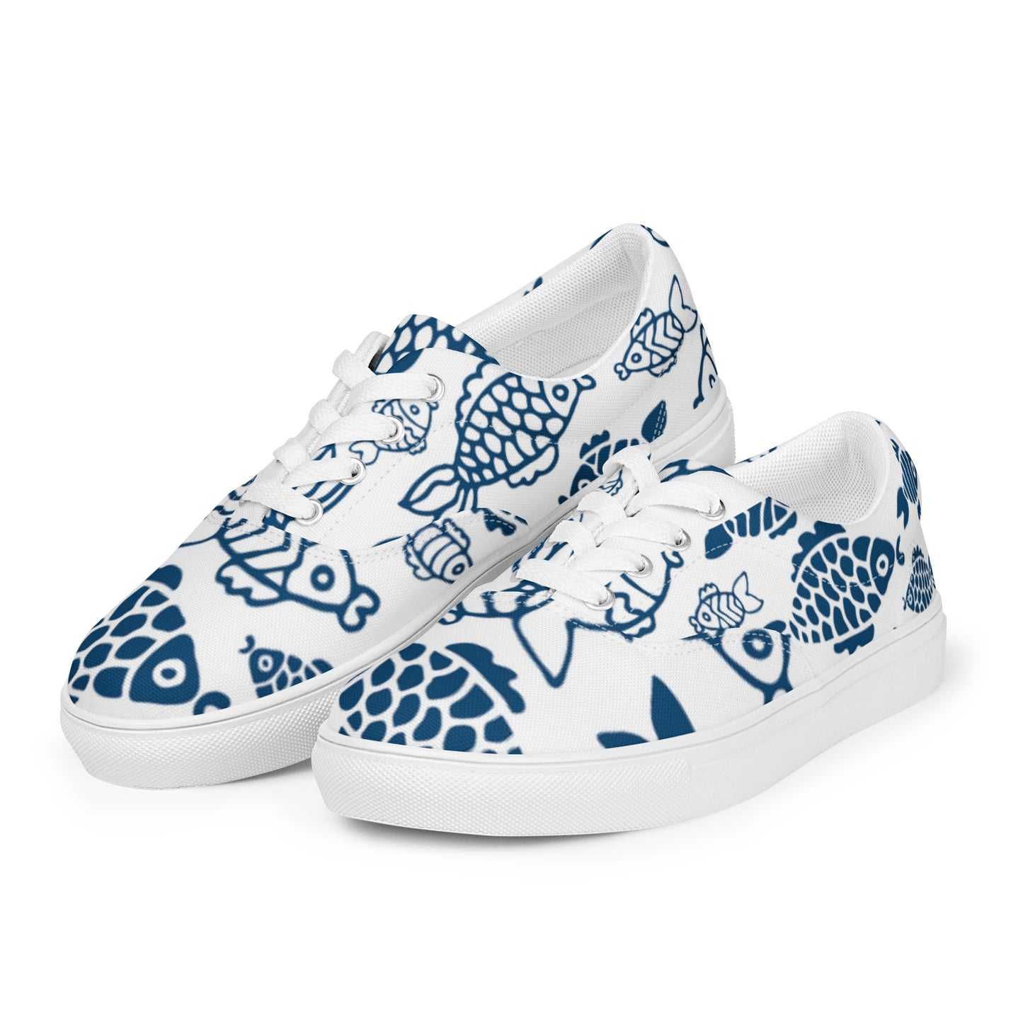 Women’s lace-up canvas shoes