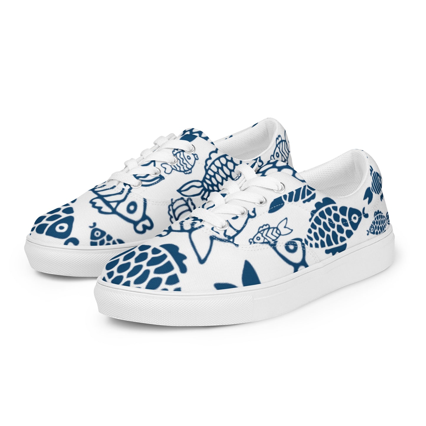 Women’s lace-up canvas shoes