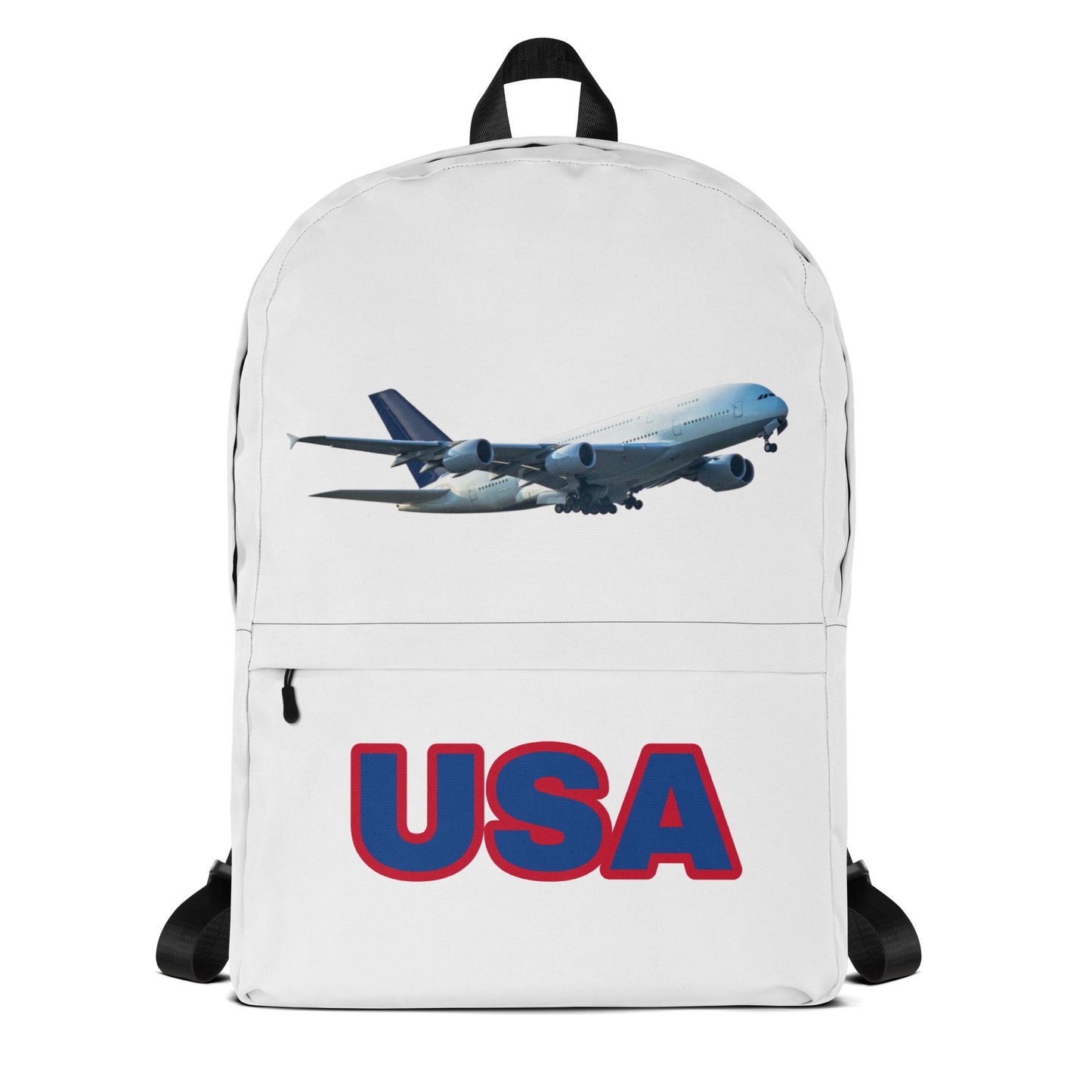 All-Over Print Backpack-White