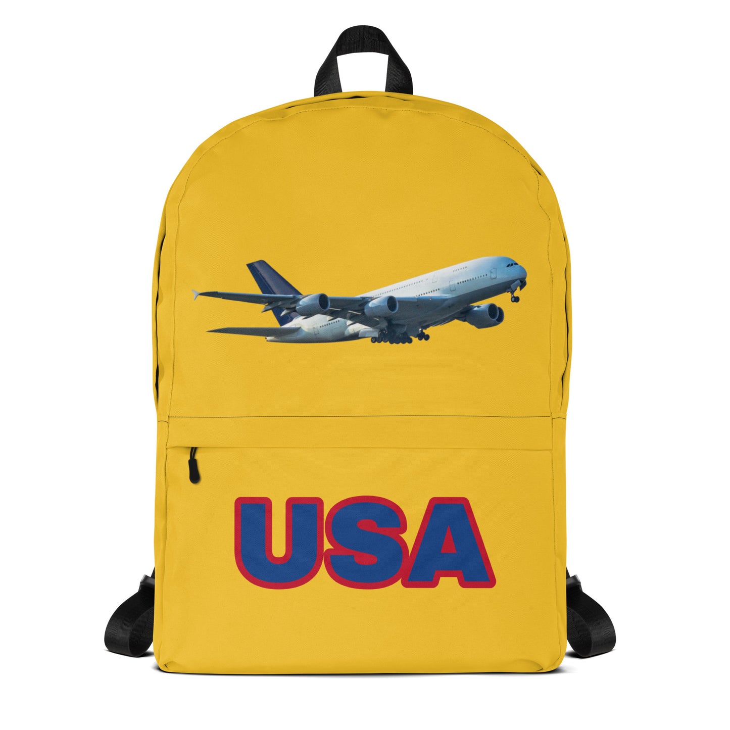 All-Over Print Backpack – Yellow