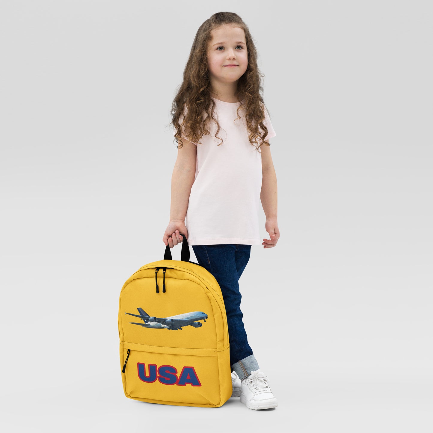 All-Over Print Backpack – Yellow