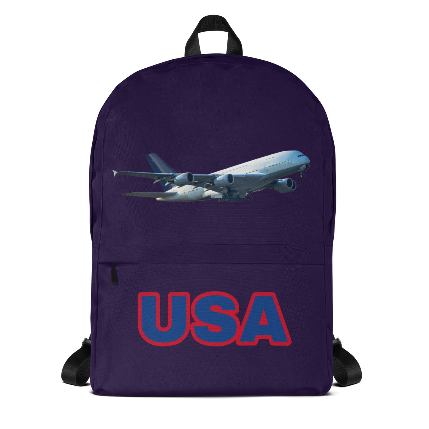 All-Over Print Backpack – Deep Purple