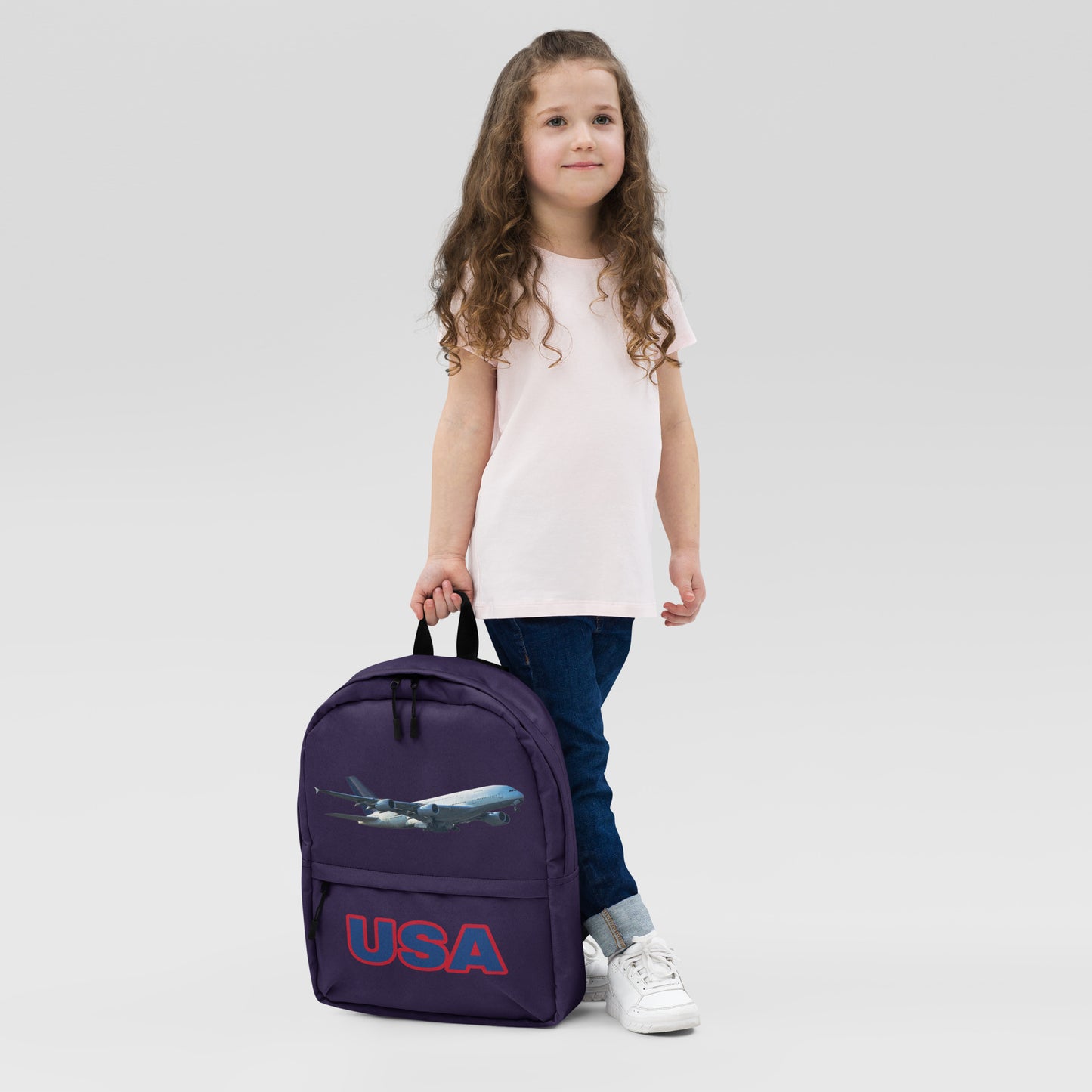 All-Over Print Backpack – Deep Purple