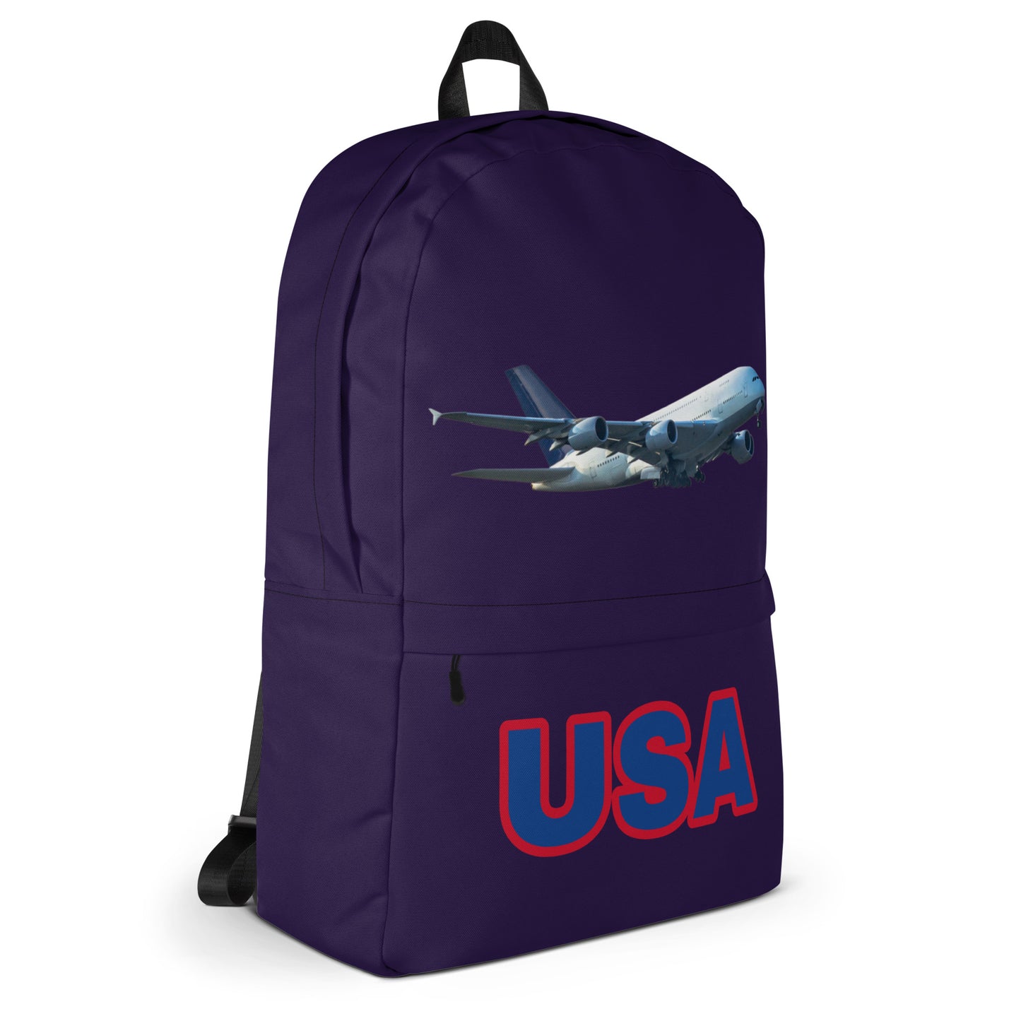 All-Over Print Backpack – Deep Purple