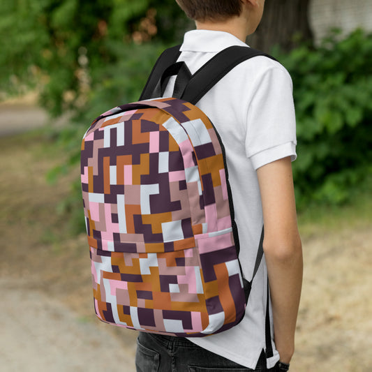 All-Over Print Backpack-Desert Rose Camo