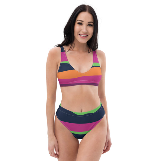 Bikini taille haute recyclé